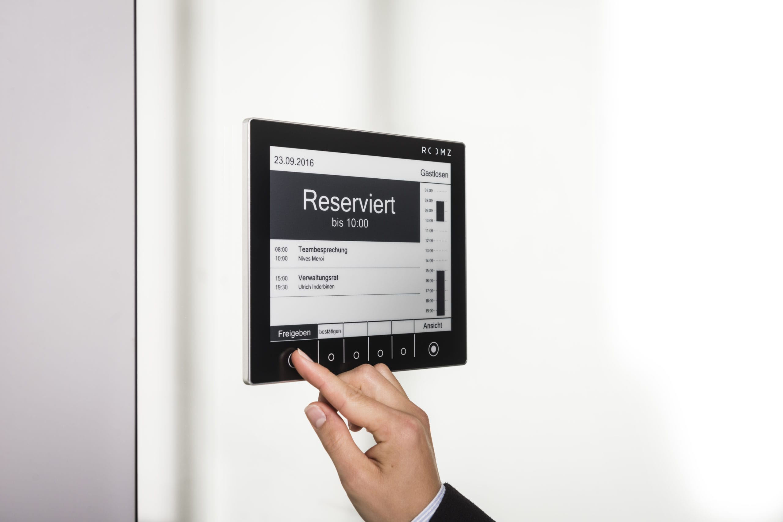 digitale raumreservierung management krankenhaus
